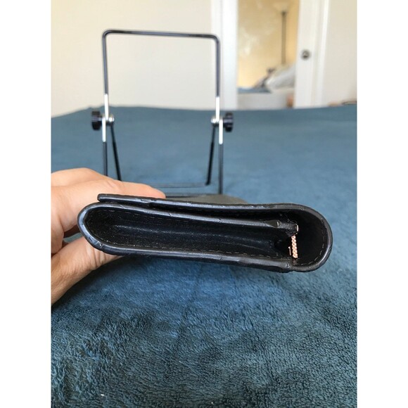 Ted Baker London black leather wallet on chain (missing chain), rose gold - Picture 6 of 11